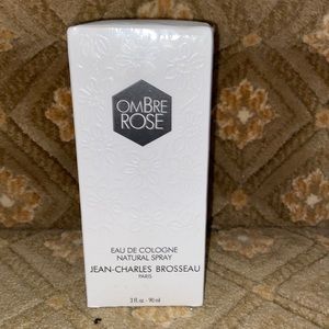 NEW Jean Charles Brosseau Ombre Rose Eau de Cologne Perfume for Women 3 Oz NIB